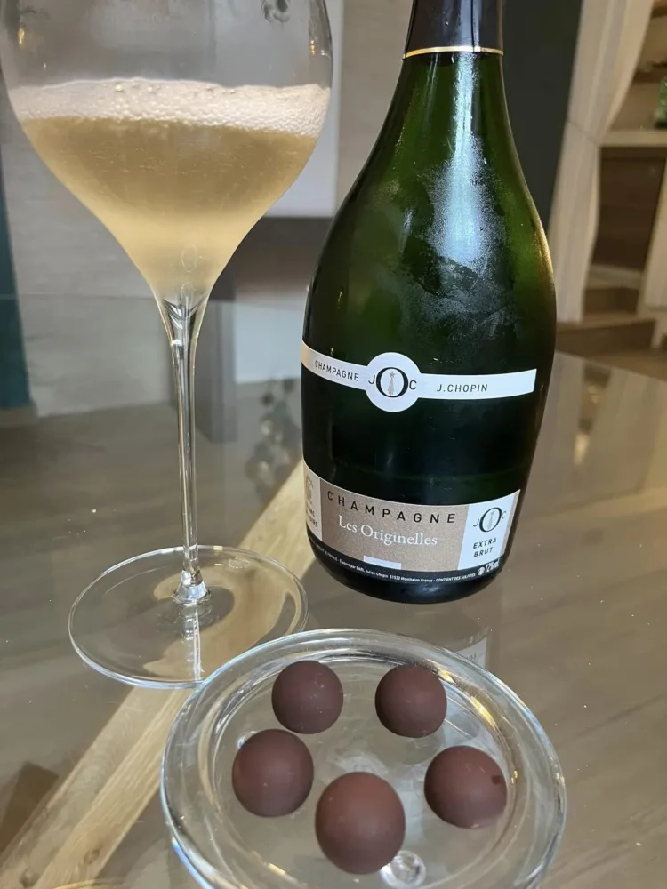 Cetaria - champagne e cioccolato al tartufo