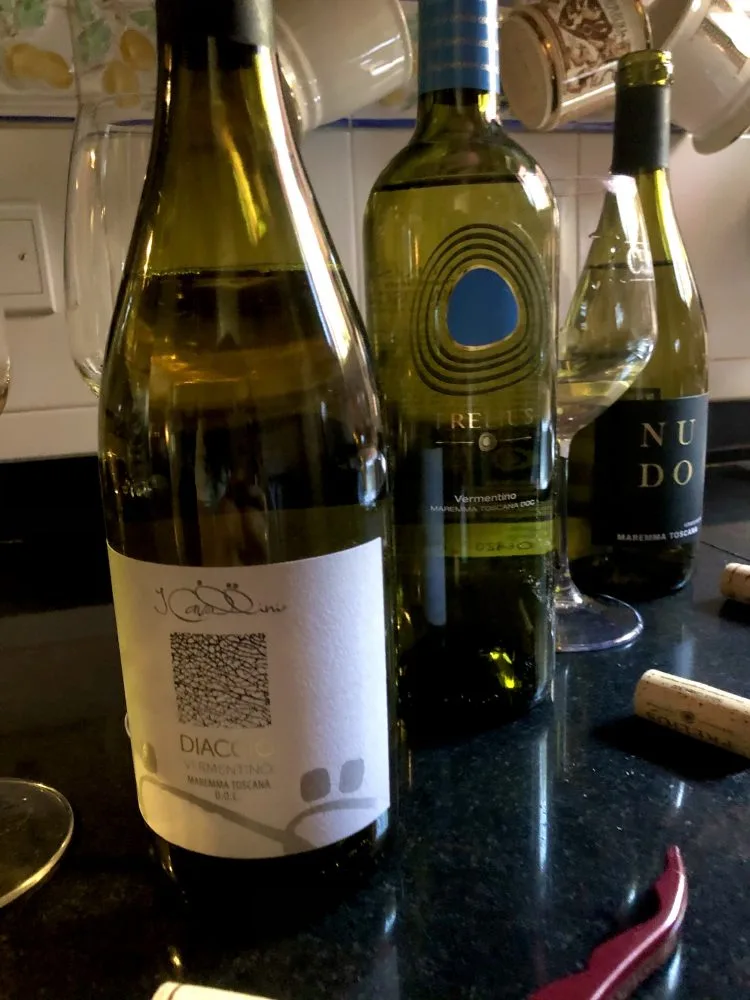 Diaccio, Prelius, Nudo tre Vermentini di Maremma