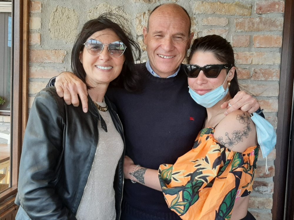 Ida e Tani Avallone con Cristina