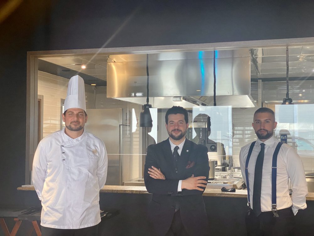 John Restaurant Casa Madre Italia - Nicola Lanza, Salvatore Matarazzo e Lino Amalfi