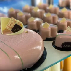 Torta e monoporzioni Pink Lady Manari