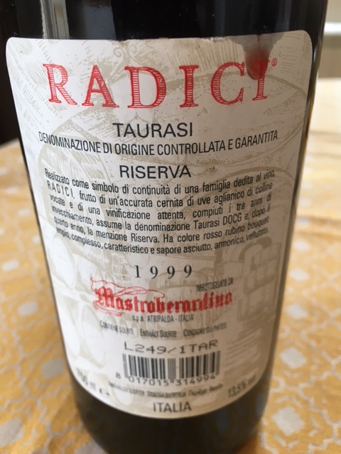 Radici riserva 1999 – Mastroberardino