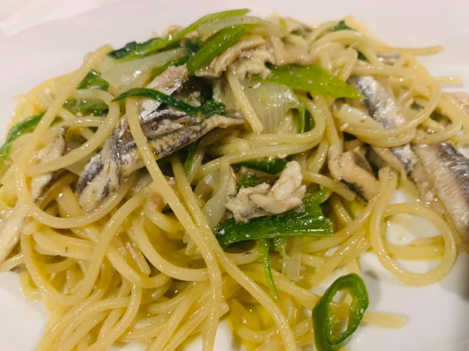 Trattoria All'Antica - Spaghetti con Alici e peperoncini verdi