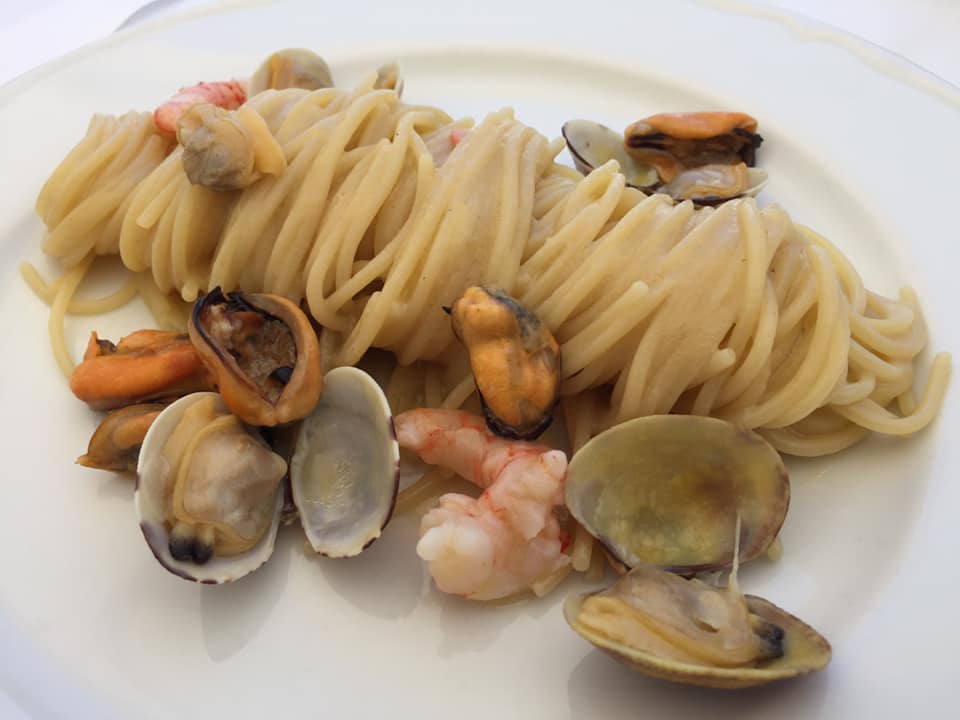 Hotel Saline Palinuro, spaghetto in bianco ai frutti di mare