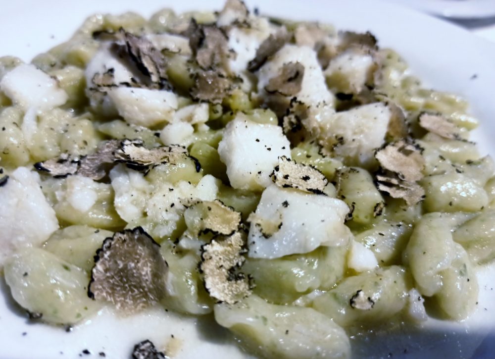 Alle Falde del Taburno - I Cavatelli artigianali con Baccala' e Tartufo fresco