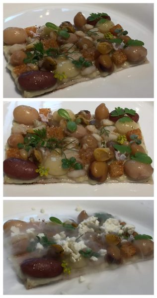 Ristorante Tre Olivi, muretto a secco