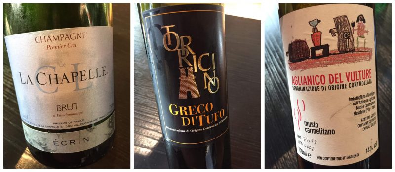 Ristorante Tre Olivi, i vini