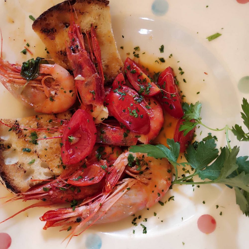 ‘A Taverna d’è Zoccole - gamberone rosso di Mazara spadellato