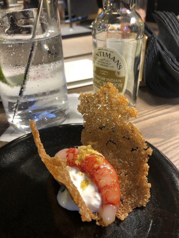 Caffe’ Doria - Gambero Rosso con stracciatella