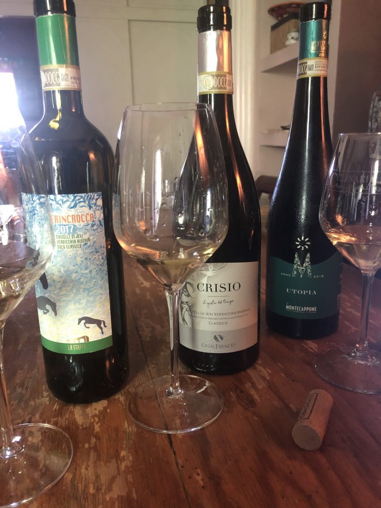 Castelli di Jesi Verdicchio Riserva Docg Classico -La Staffa RINCROCCA 2017- Casalfarneto CRISIO 2017- Montecappone UTOPIA 2016