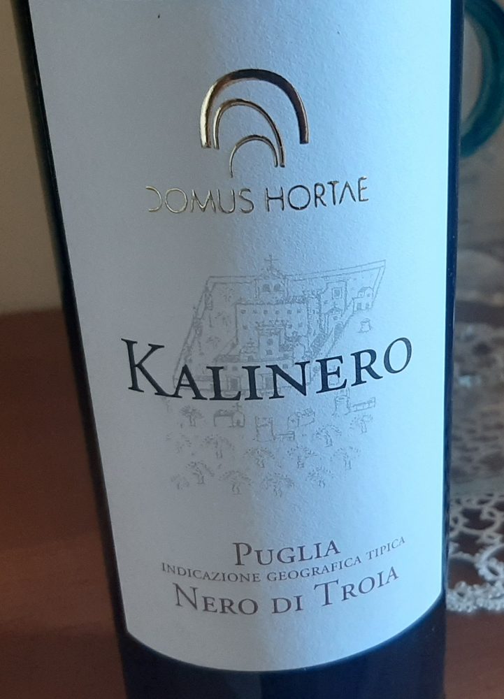 Kalinero Nero di Troia Puglia Igt 2018 Domus Hortae