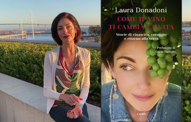 Laura Donadoni e la copertina del suo libro