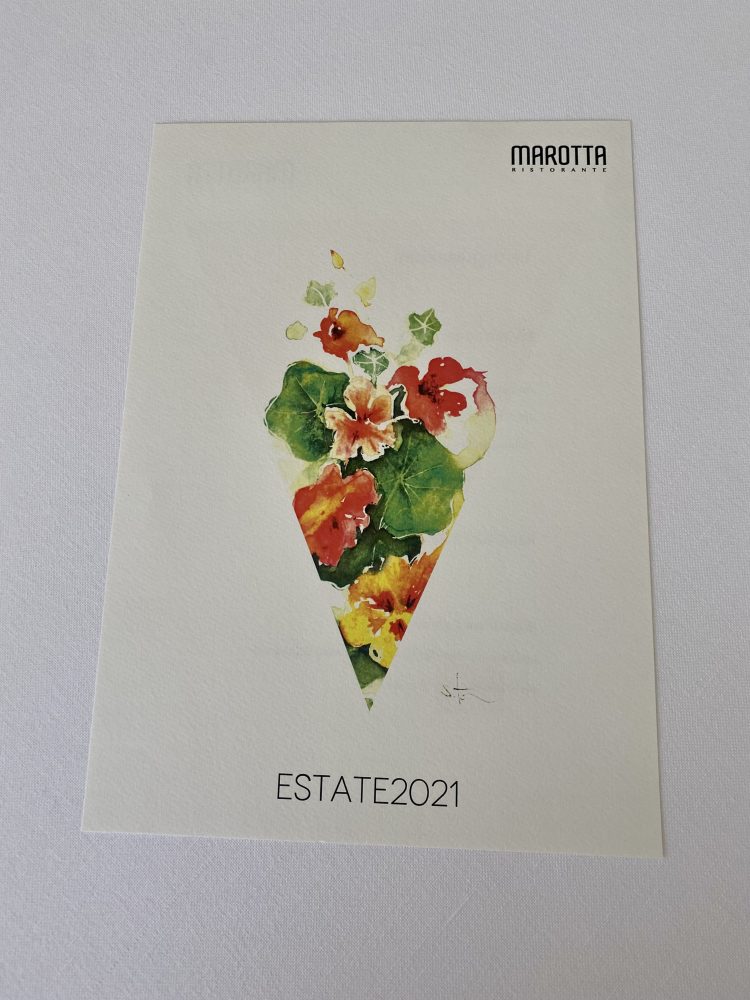 Marotta Ristorante - Menu' Estate 2021