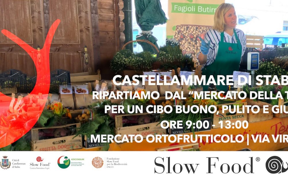 Slow Food appuntamento mercato della terra