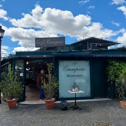 Terrazza Ciampini - l'entrata