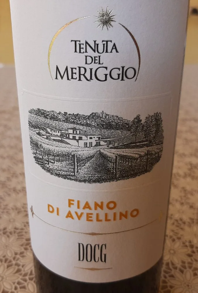 Fiano di Avellino Docg 2019 Tenuta del Meriggio