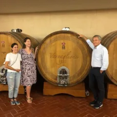 Francesca, Marzia e Cosimo Varvaglione