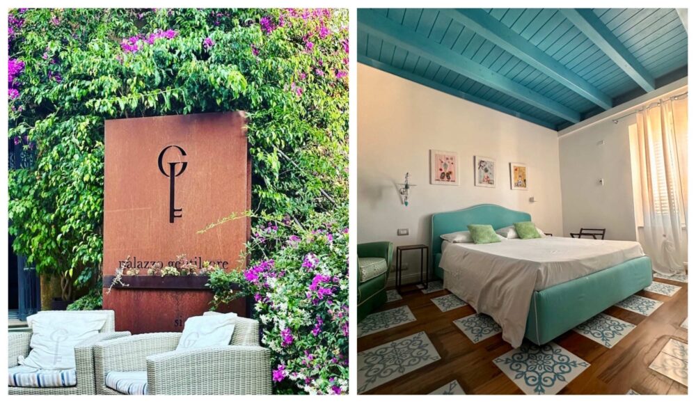 Palazzo Gentilcore esterno e camera