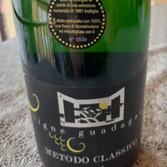 Spumante Bianco Brut Metodo Classico 2017 Vigne Guadagno
