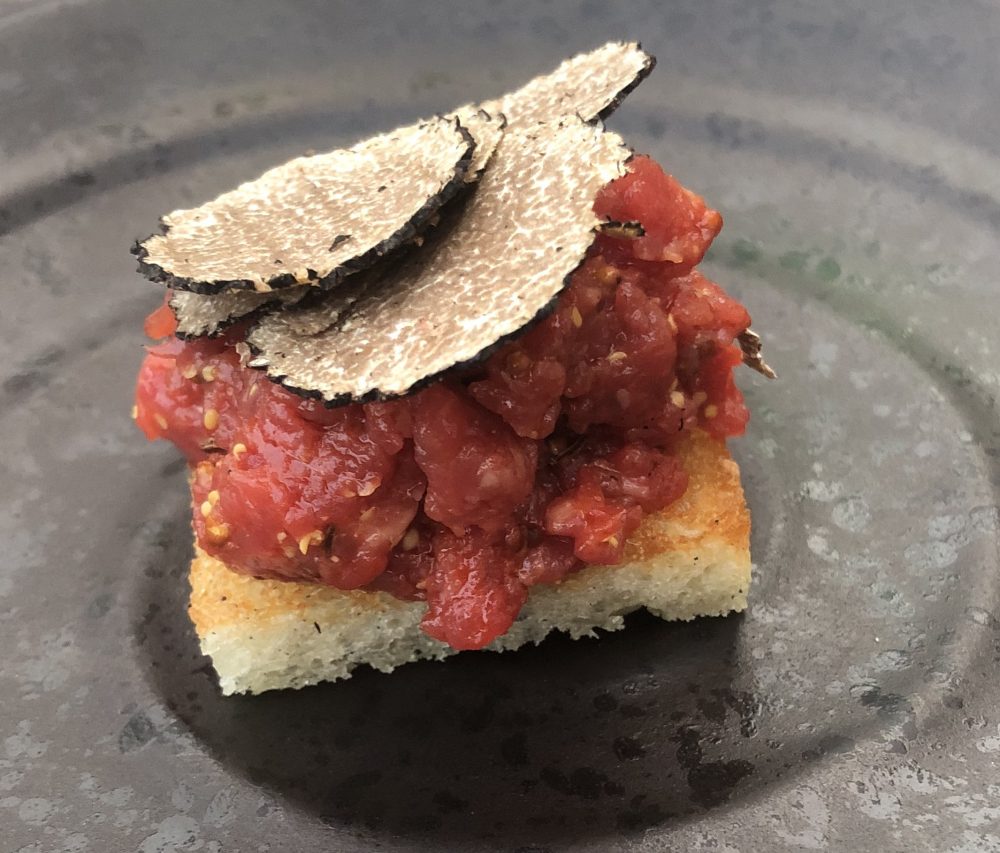 Tartare di Marchigiana e Tartufo