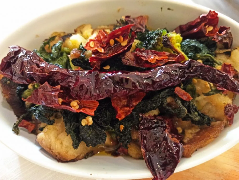 Trattoria Rosa - Il Pane Cotto con Broccoli e Peperoni Cruschi