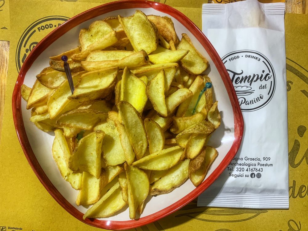 le patatine fritte del tempio del panino