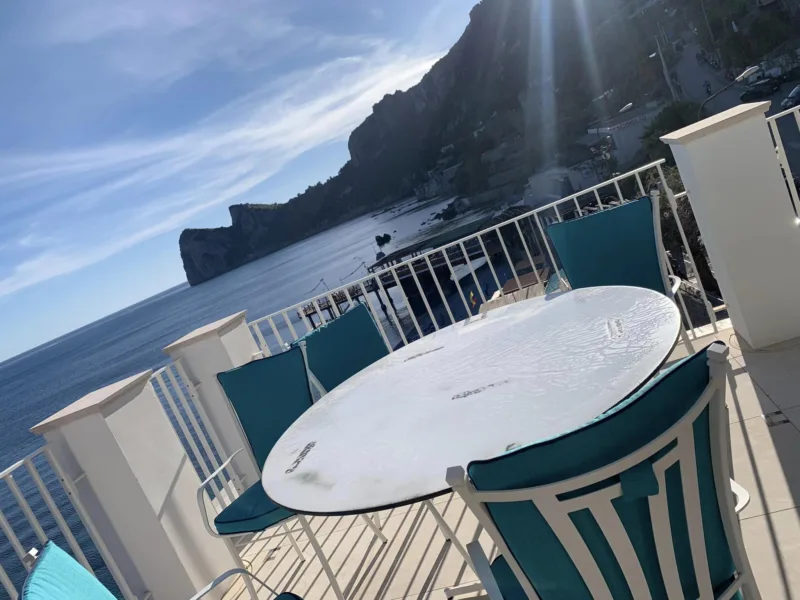 Taverna del Capitano, scorcio della nuova terrazza