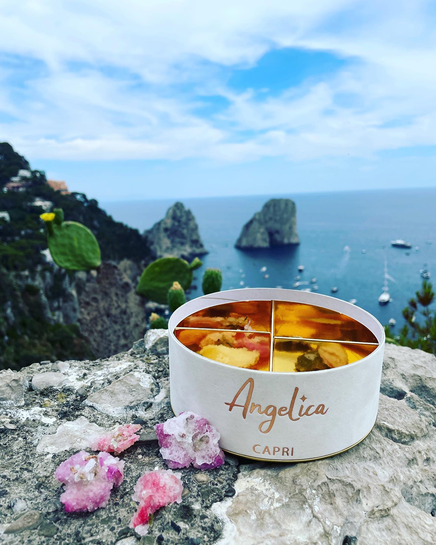 Angelica Capri - I Fiori di Capri candy flower in souvenir box