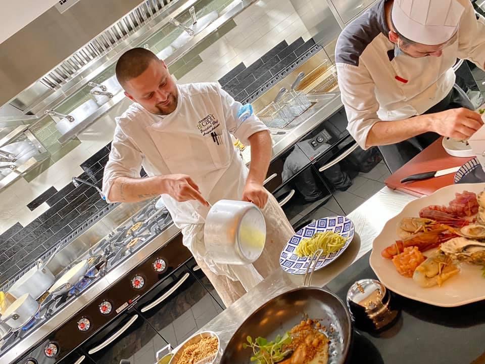 Capri, Iuele e Verde, La cucina del Due Pini ad Anacapri