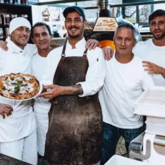 Francesco Paolo Martini e pizzzaioli La Piola