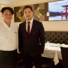 Lo chef Yamamoto Eiji e Kunihiro Giuliano Este