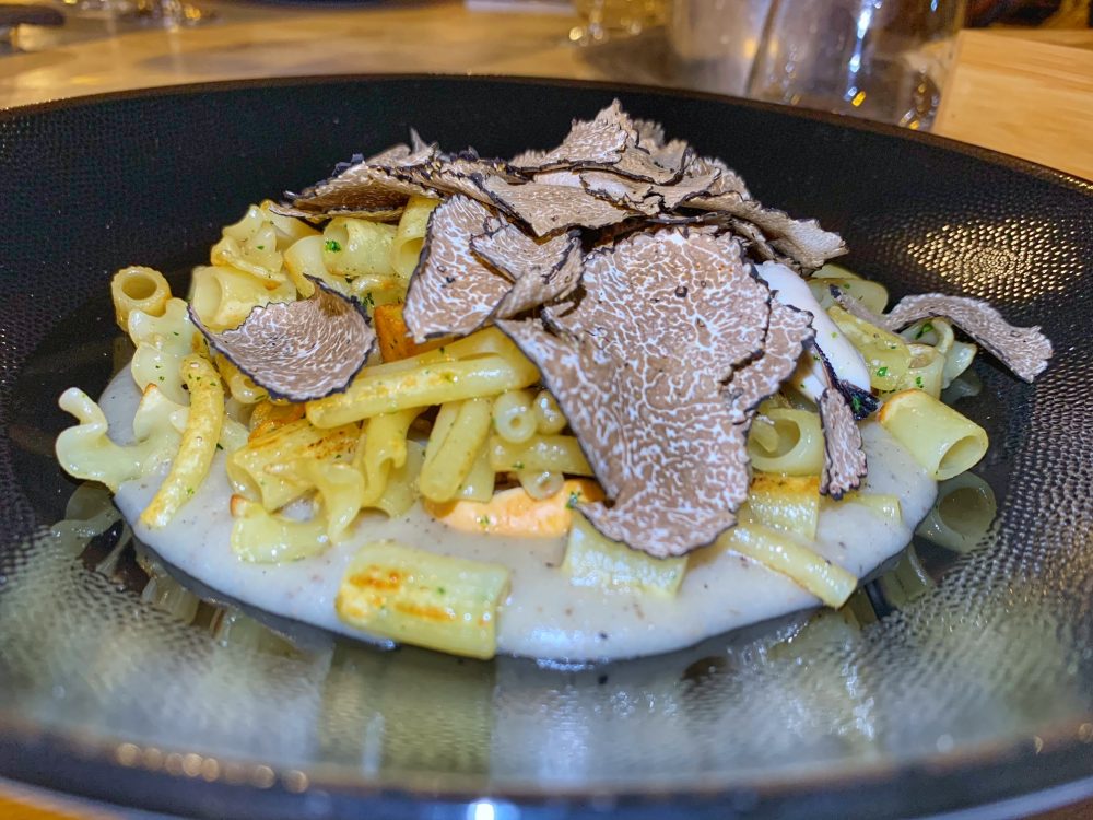 Pasta e patate arruscata con tartufo - Suscettibile