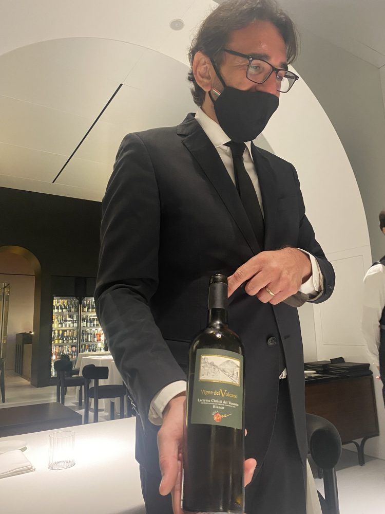 Re Santi e Leoni Restaurant - metre sommelier Michele Beneduce