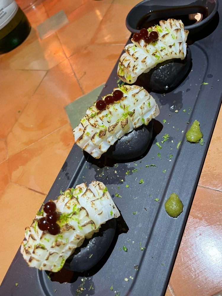 SAN PIETRO - Nigiri di calamaro