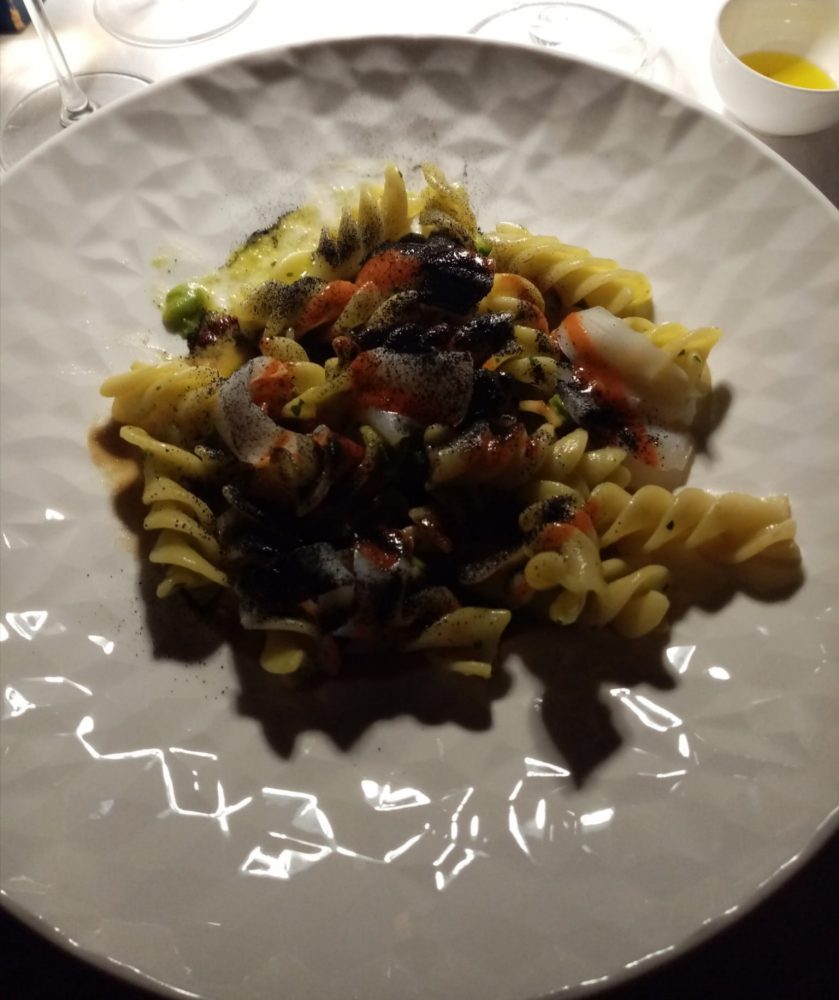 Taverna ‘e Mare - fusillone aglio, olio, peperoncino, seppia, fava