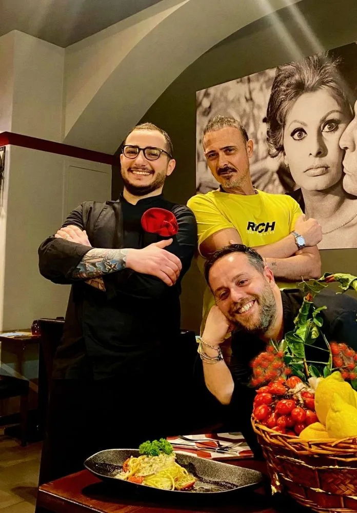 da sinistra Gianni Ostetrico Pasquale Casillo Antonio Castellano