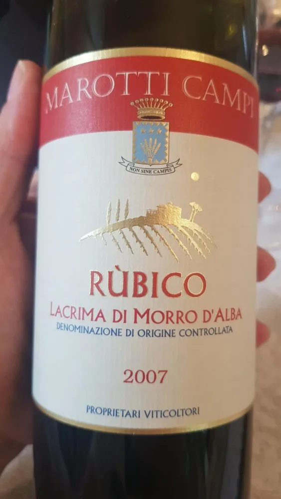 Marotti Campi - Lacrima di Morro d’Alba DOC, Rubico 2007