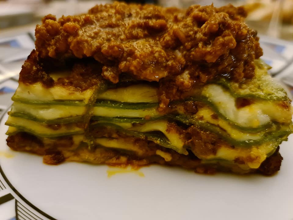 Al Cambio, La lasagna in verde