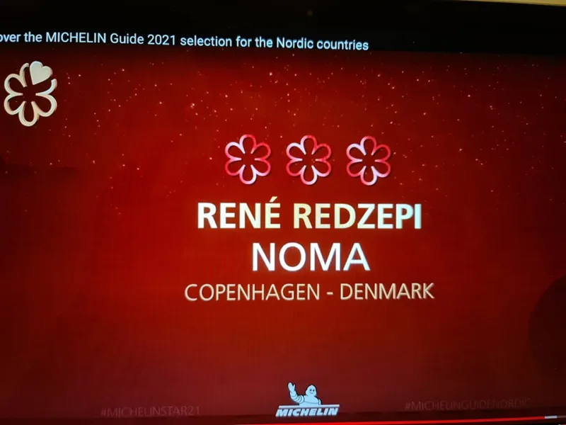 Le Tre Stelle al Noma di Copenhagen