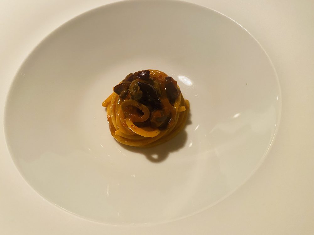 Casadonna Reale - Spaghetti Freddi, peperone, capperi e olive