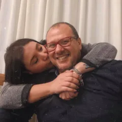 Joanna e il papa' Giancarlo Suriano