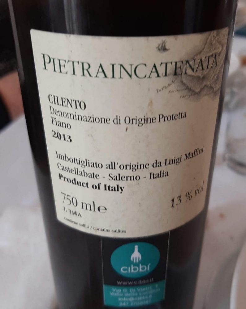 Controetichetta Pietraincatenata Fiano Cilento Dop 2013 Luigi Maffini