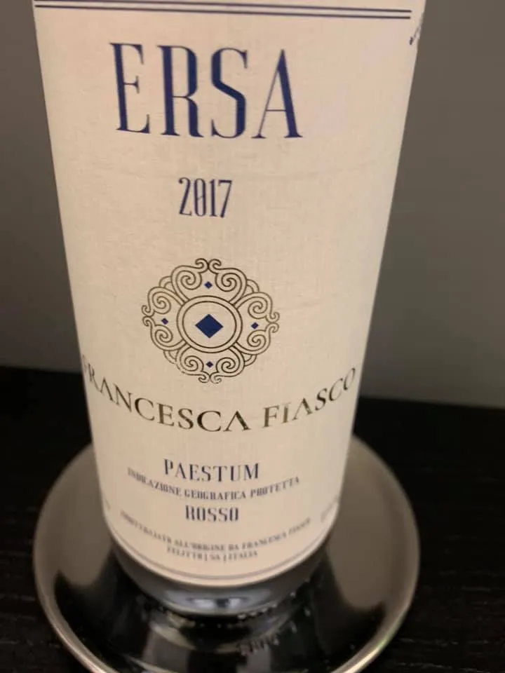 Ersa 2017 Paestum igt Francesca Fiasco