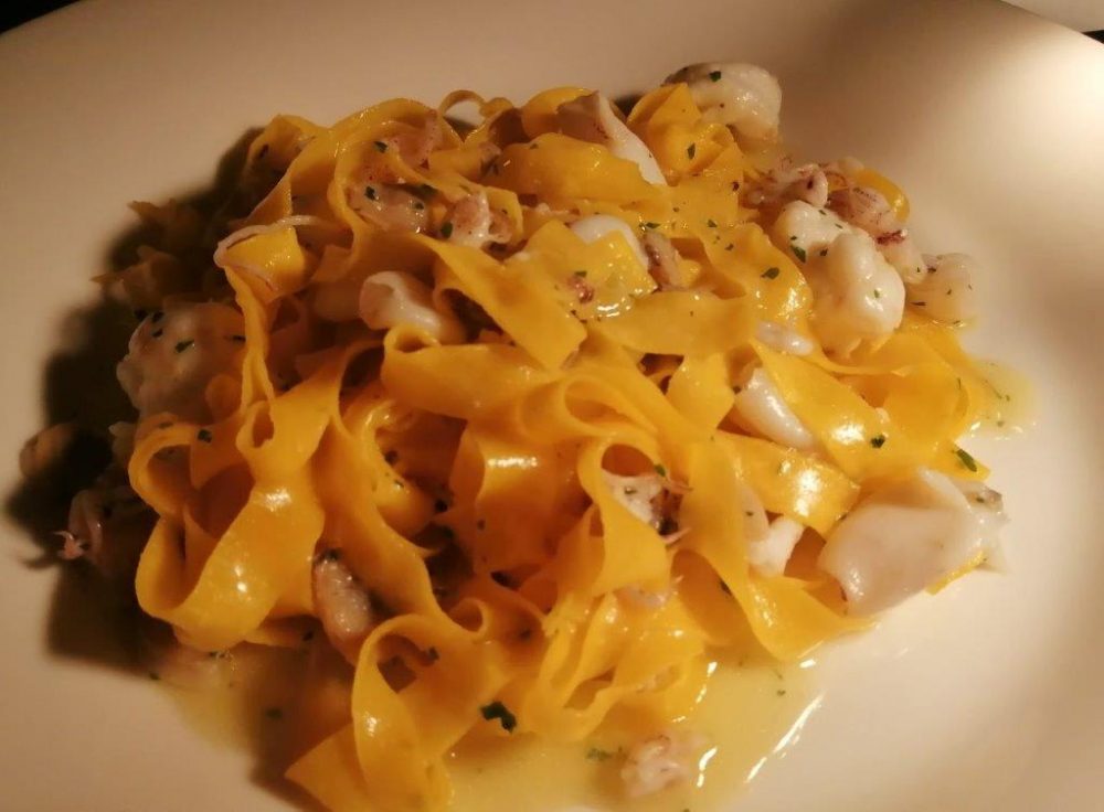 Hotel Posillipo - Tagliatelle con calamaretti, scampi e vongole