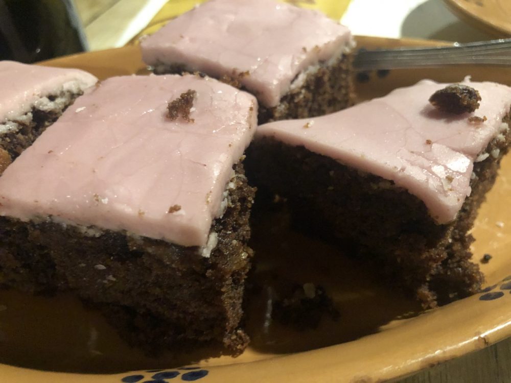 Isca delle Donne - torta al cioccolato con glassa al vino