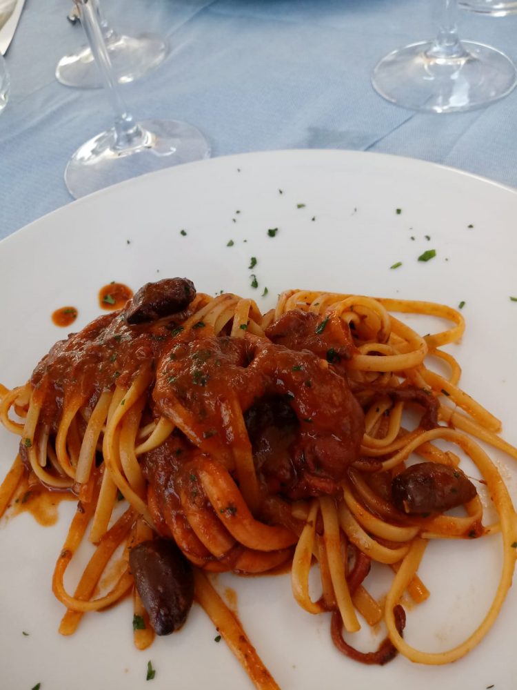 Ristorante Maria Luisa - Linguine con moscardini alla Luciana