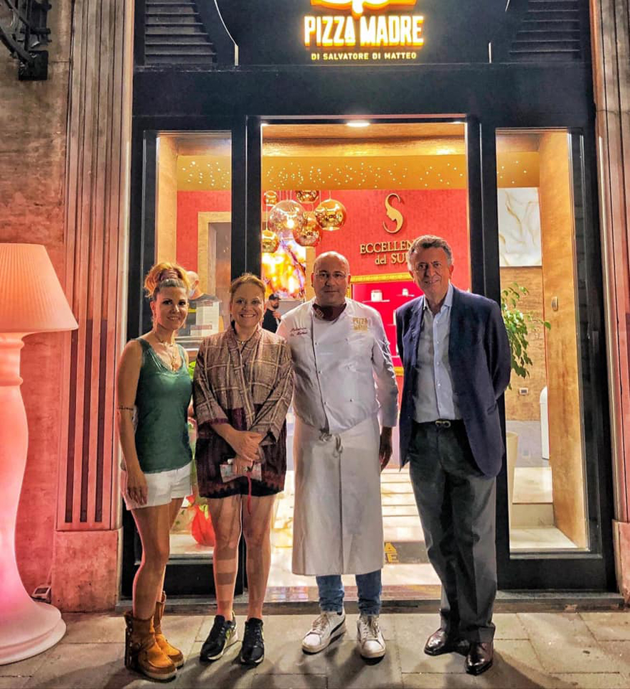 Pizza Madre - Salvatore Di Matteo con il Ministro del Messico agli Affari Multilaterali e l'Ambasciatore del Messico in Italia