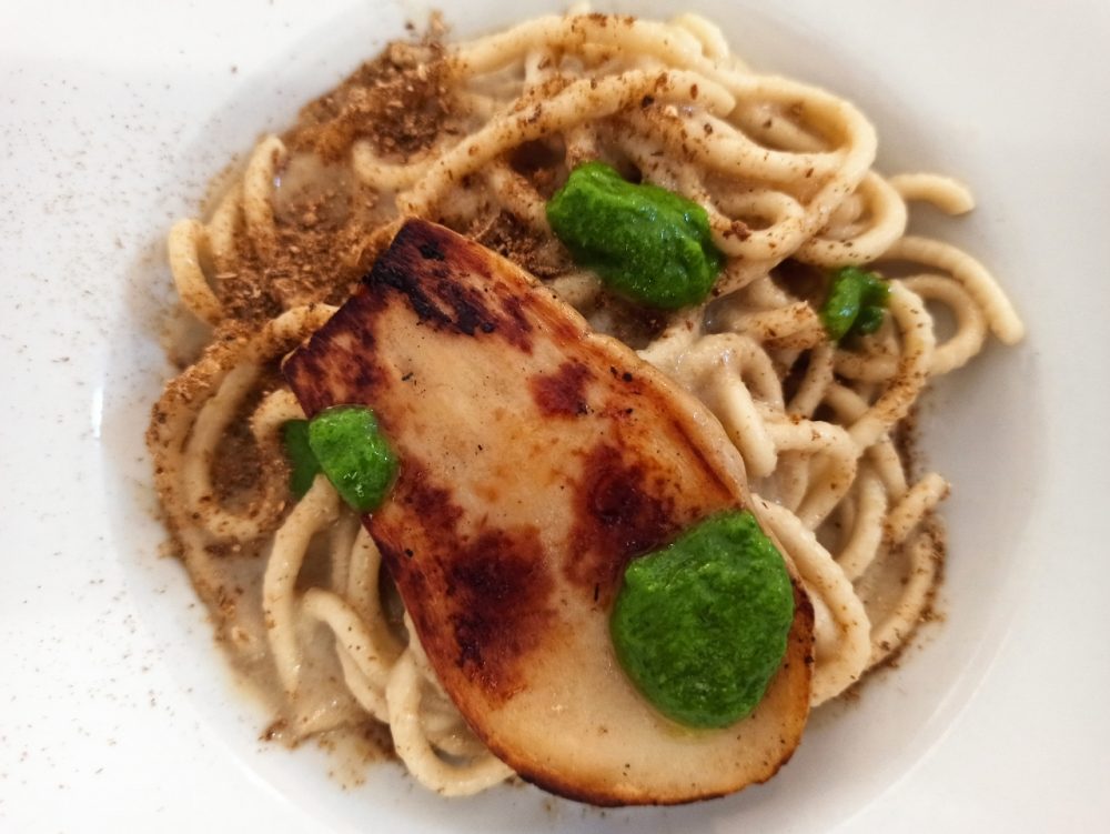 Scuderie del Peschio - I Crioli con Porcini e crema alla Verza