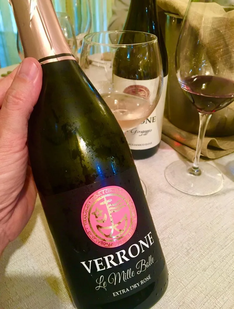 Spumante Le Mille Bolle Rose' Extra dry Verrone