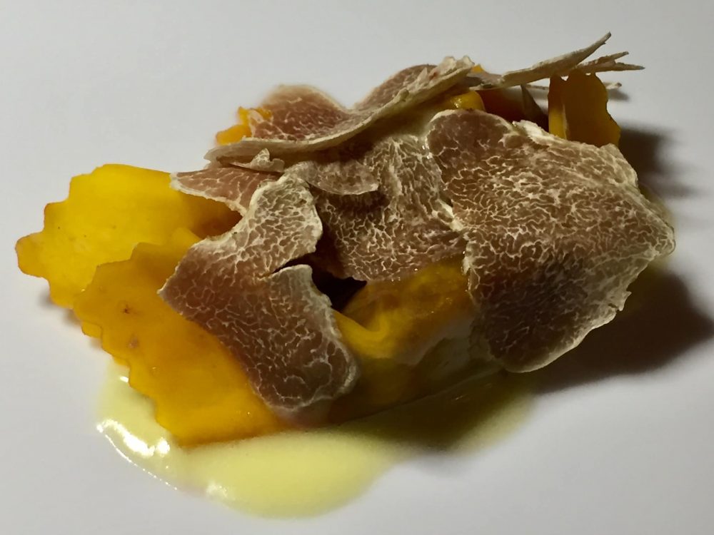 Osteria Francescana di Massimo Bottura, tortelli di zucca, famiglia Santini dal Pescatore